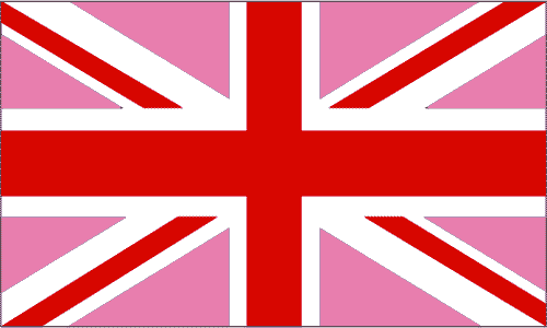 Pink Union Jack Flag (LGBTQ+ Pride)