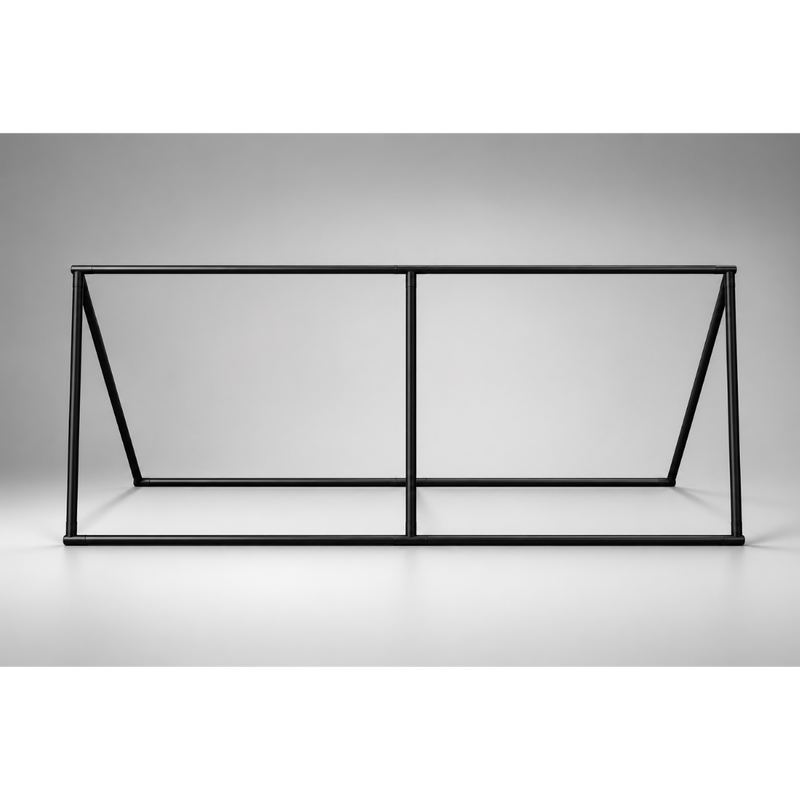 Steel Banner Frame - Black - With Banner