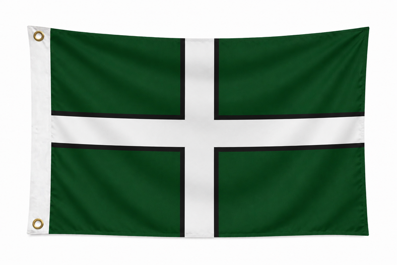 Devon Cross 5ft x 3ft County Flag