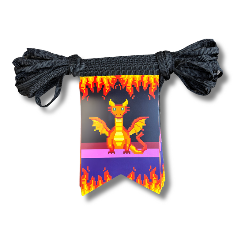 Custom Printed Synthetic Bunting - Swallow Tail