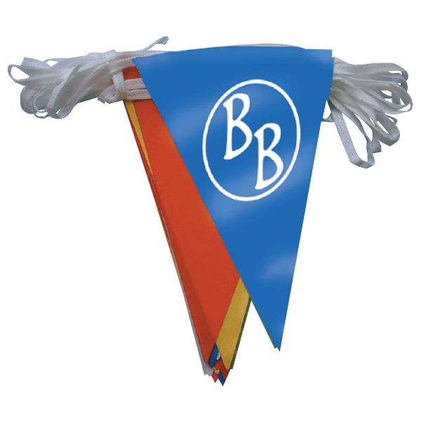 Bespoke Printed Paper Bunting - A5 Triangular - QUICK Delivery