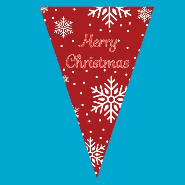 Merry Christmas Bunting