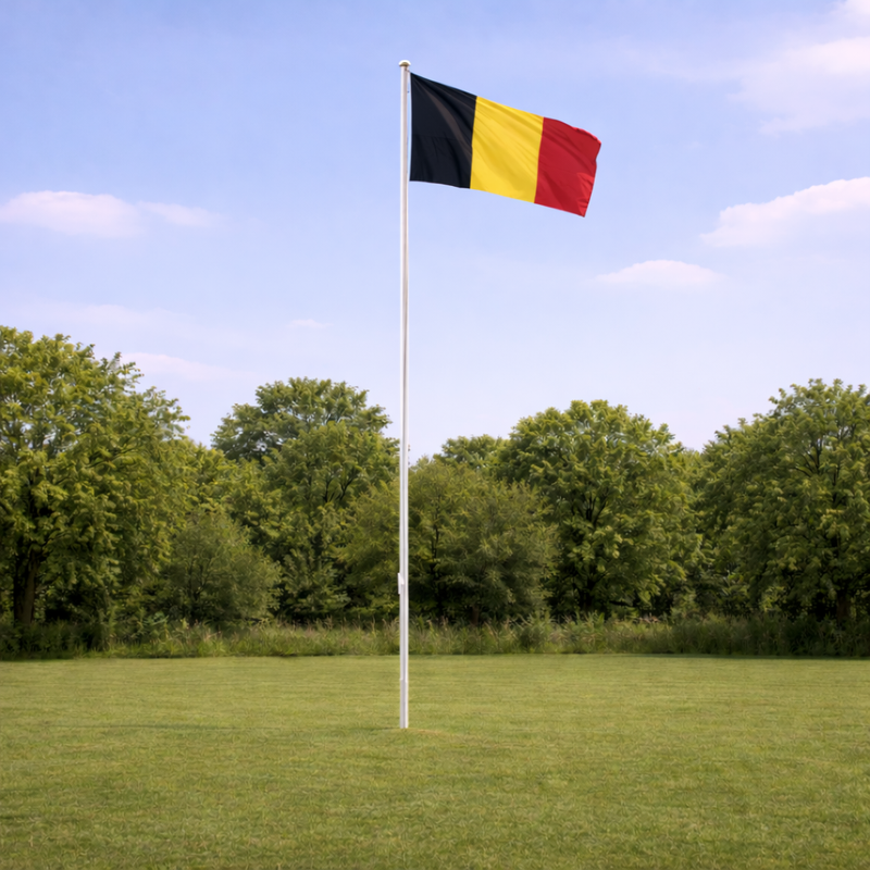 Belgium Supporters Flagpole Kit