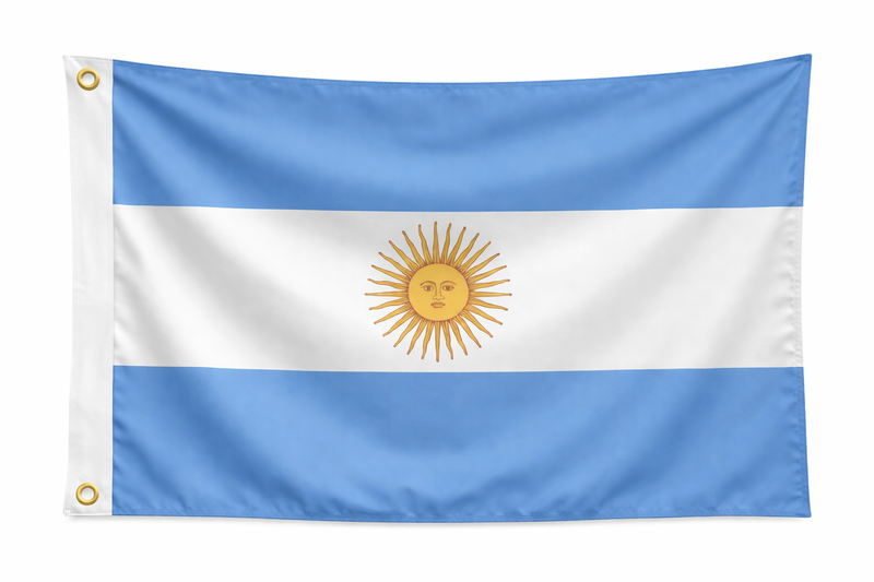 ARGENTINA 1.52m x 0.91m (5ftx 3ft) Budget Display Flag