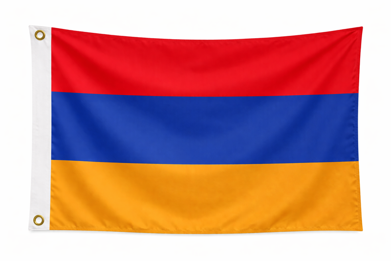 Armenia Budget Display Flag 15cm x 90cm (5ft x 3ft)