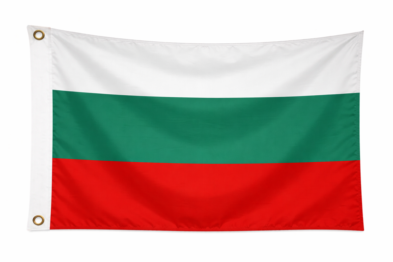 Bulgaria Budget Display Flag 91cm x 60cm (3ft x 2ft)