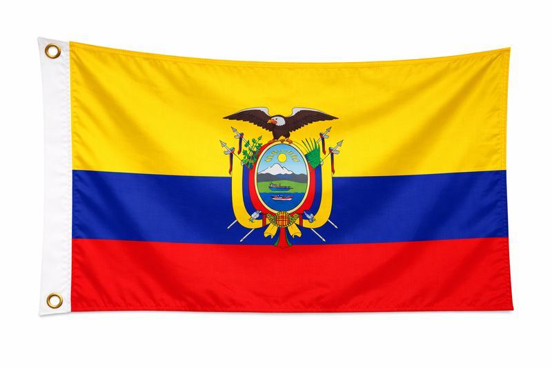 Ecuador 1.52m x 0.91m (5ftx 3ft) Budget Display Flag