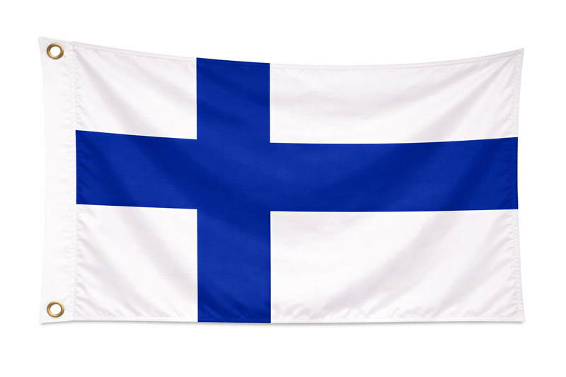Finland 1.52m x 0.91m (5ftx 3ft) Budget Display Flag