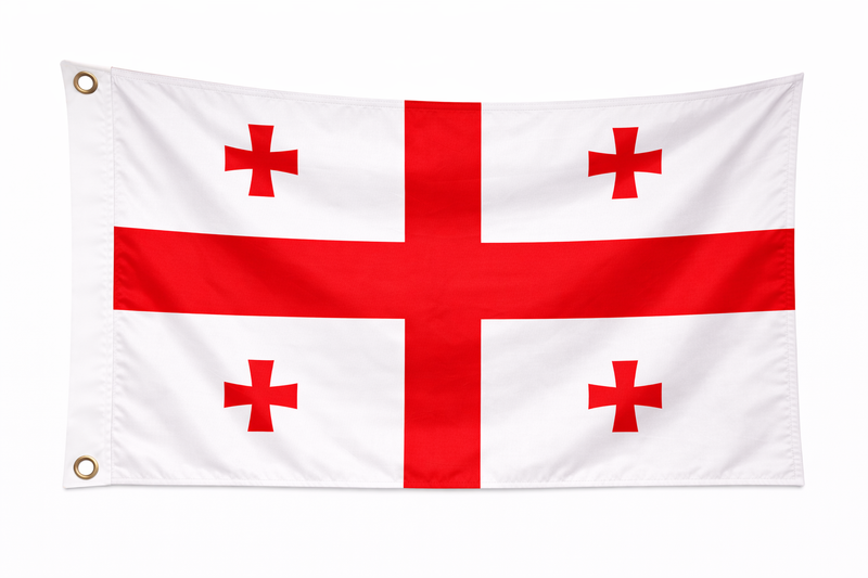 Georgia 1.52m x 0.91m (5ftx 3ft) Budget Display Flag