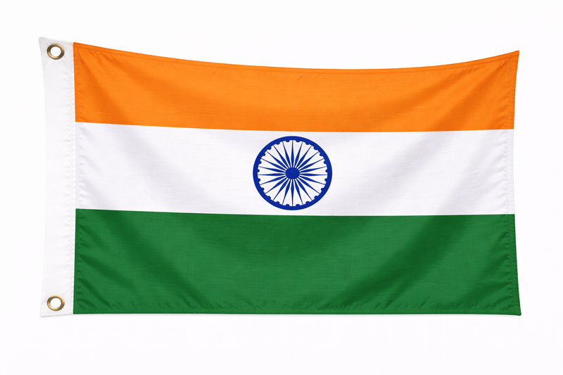 India 1.52m x 0.91m (5ftx 3ft) Budget Display Flag
