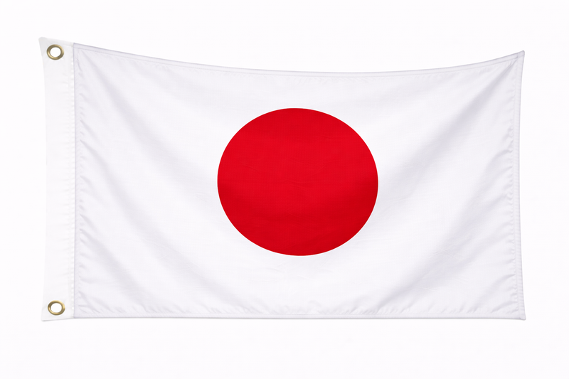 Japan 1.52m x 0.91m (5ftx 3ft) Budget Display Flag