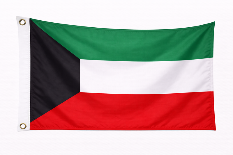 Kuwait 1.52m x 0.91m (5ftx 3ft) Budget Display Flag