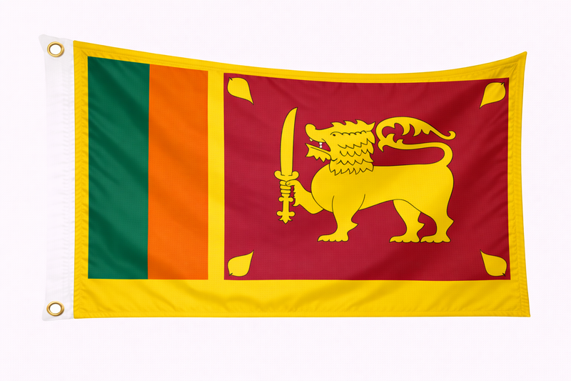 Sri Lanka 1.52m x 0.91m (5ftx 3ft) Budget Display Flag