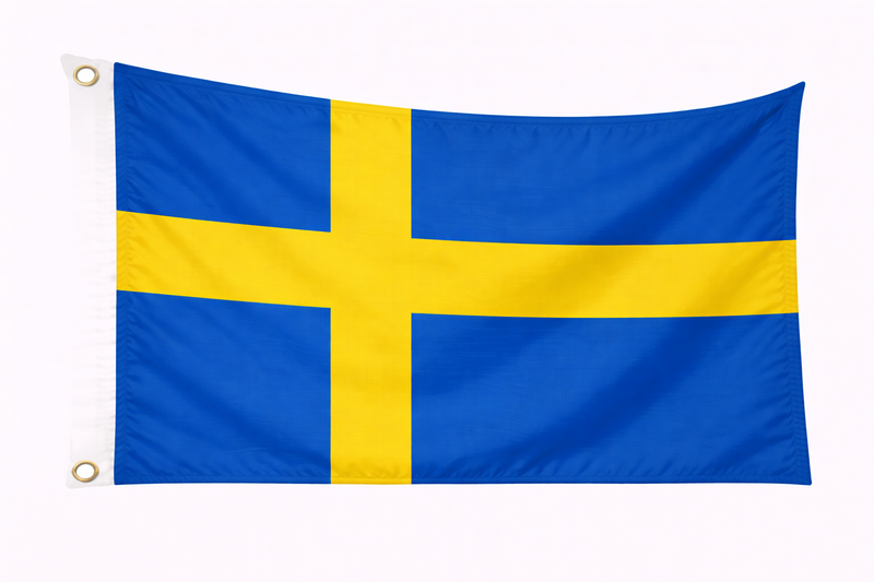 Sweden 1.52m x 0.91m (5ftx 3ft) Budget Display Flag
