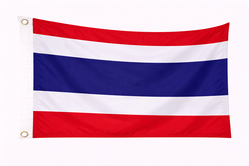 Thailand 0.91m x 0.60m  (3ft x 2ft) Budget Display Flag