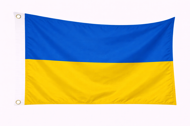 Ukraine 1.52m x 0.91m (5ftx 3ft) Budget Display Flag