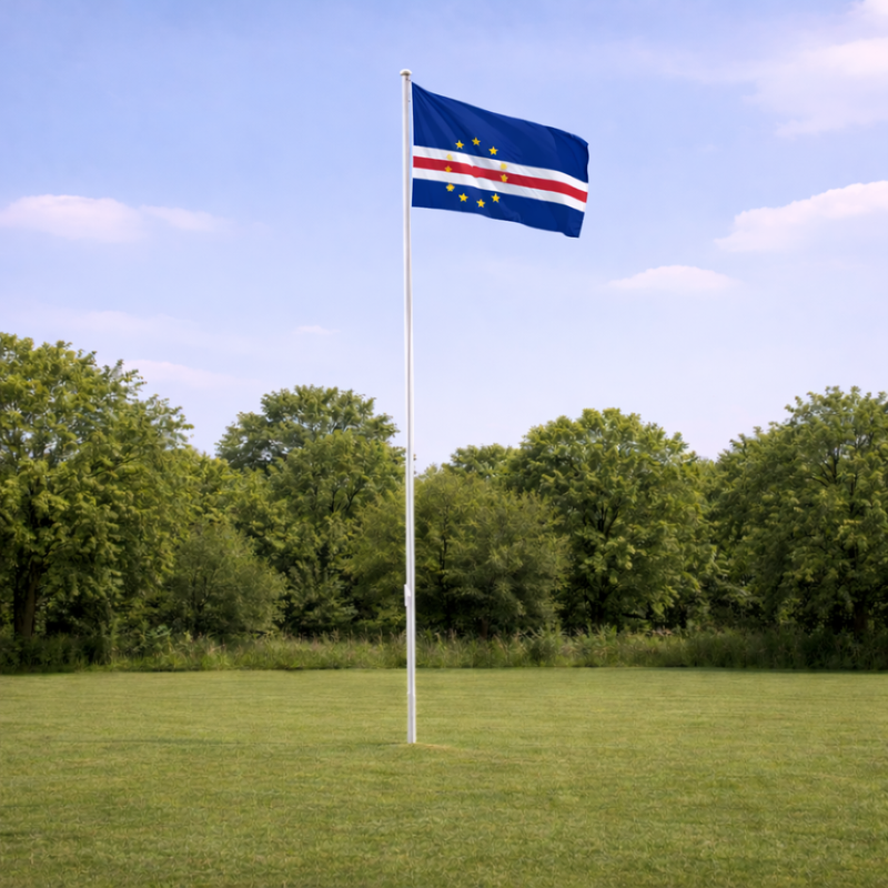 Cape Verde Supporters Flagpole Kit