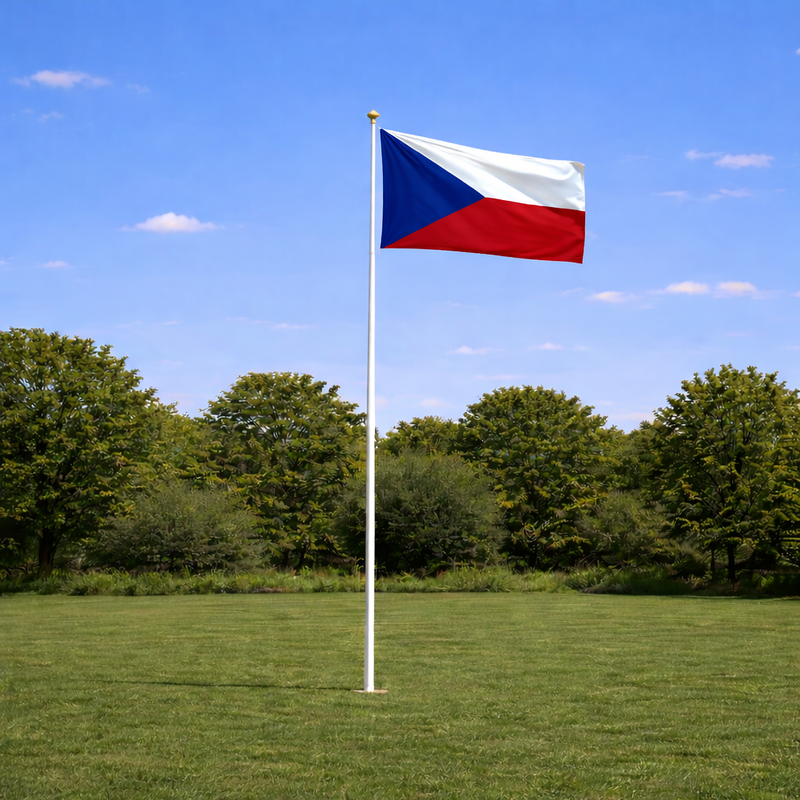 Czech Republic Supporter Flagpole Kit