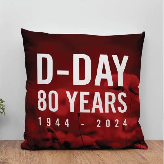 D-Day 80 commemorative cushion - Design 2