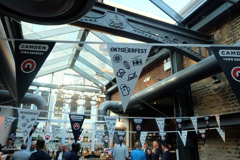 Bespoke Printed Synthetic Bunting - A4 Triangles - QUICK DELIVERY