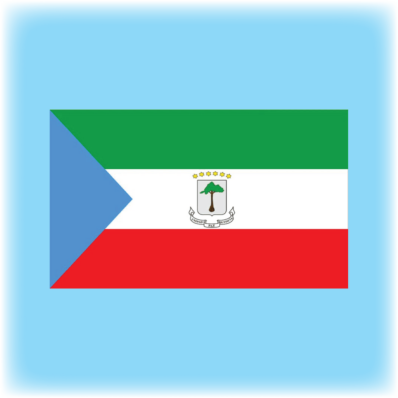 Equatorial Guinea Bunting &amp; Flags