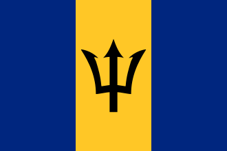 Barbados Budget Display Flag 91cm x 60cm (3ft x 2ft)