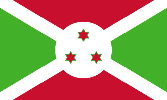 Burundi Budget Display Flag 91cm x 60cm (3ft x 2ft)