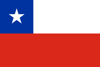 Chile Budget Display Flag 91cm x 60cm (3ft x 2ft)