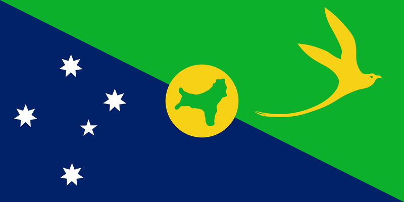 Christmas Island Sewn Flags