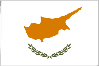 Cyprus 91cm x 60cm (3ft x 2ft) Budget Display Flag