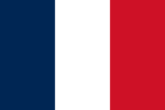 France 91cm x 60cm (3ftx 2ft) Budget Display Flag