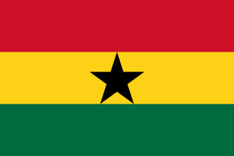 Ghana 1.52m x 0.91m (5ftx 3ft) Budget Display Flag