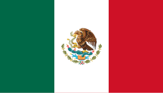 Mexico Budget Display Flag 91cm x 60cm (3ft x 2ft)