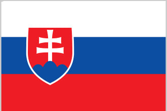 Slovakia 1.52m x 0.91m (5ftx 3ft) Budget Display Flag