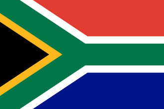 South Africa 1.52m x 0.91m (5ftx 3ft) Budget Display Flag