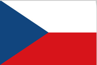 Czech 1.52m x 0.91m (5ftx 3ft) Budget Display Flag