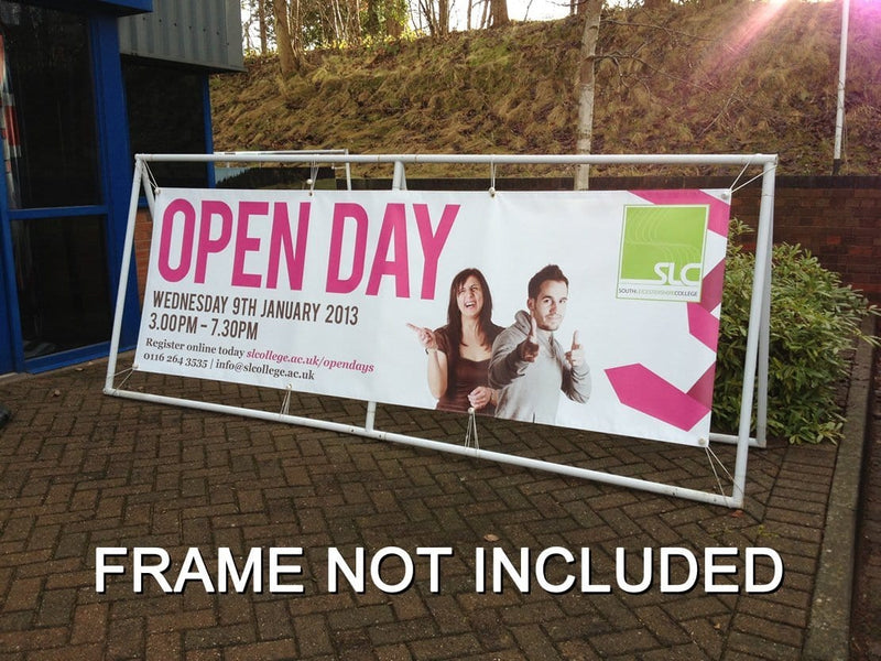 3.5m x 1m Full colour printed banner - QUICK Delivery