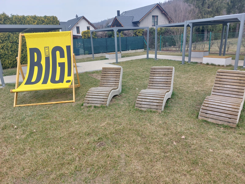Giant Custom Printed Deckchair