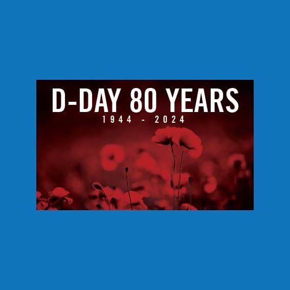 80th Anniversary D-Day - 1500mm x 900mm Flag - Design 2
