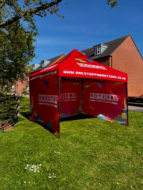 Value 3m x 3m Printed Gazebo