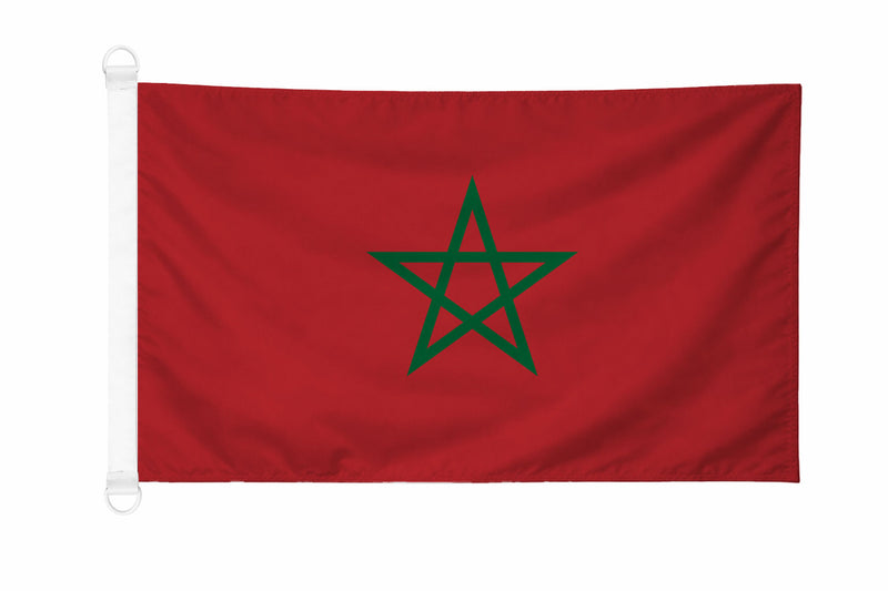 Printed Morocco Flags
