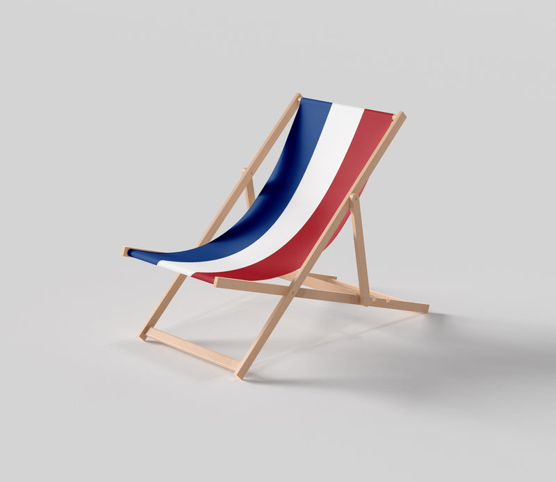 Netherlands flag deckchair