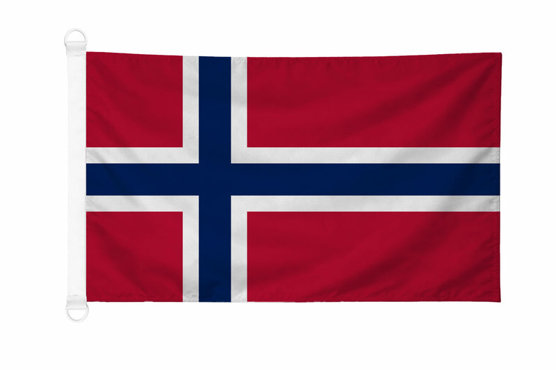 Printed Polyester Norway Flag 1.5yrd