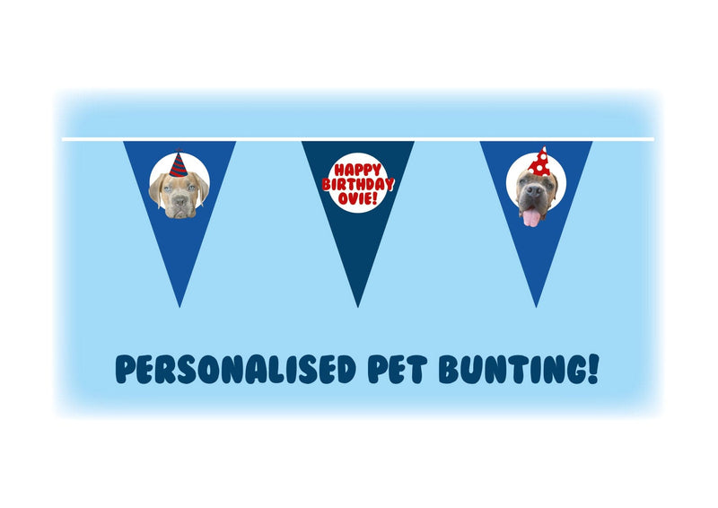 Personalised Pet Bunting - QUICK Delivery