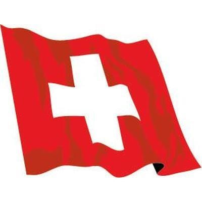 Switzerland Sewn Flag with Rope & Toggle