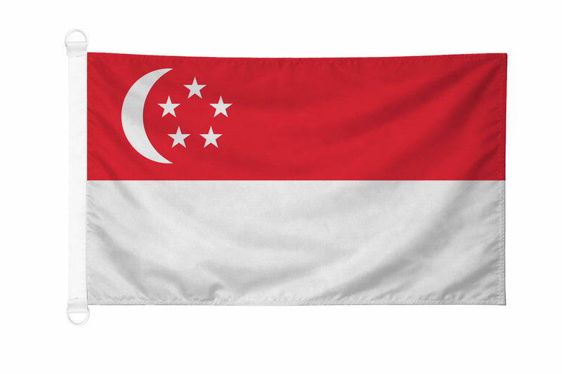 Printed Singapore Flags
