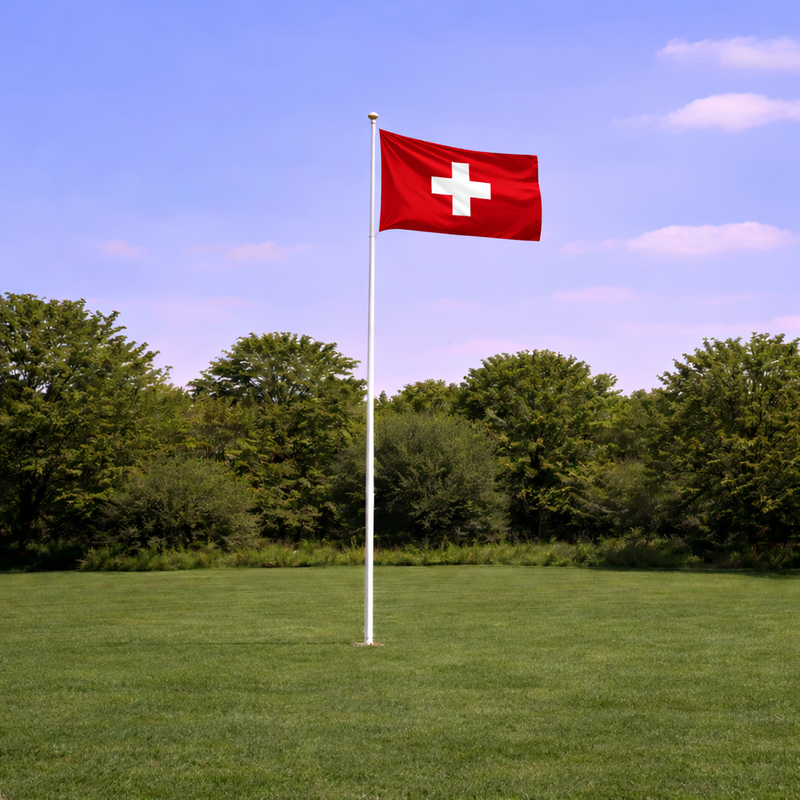 Switzerland Supporter Flagpole Kit