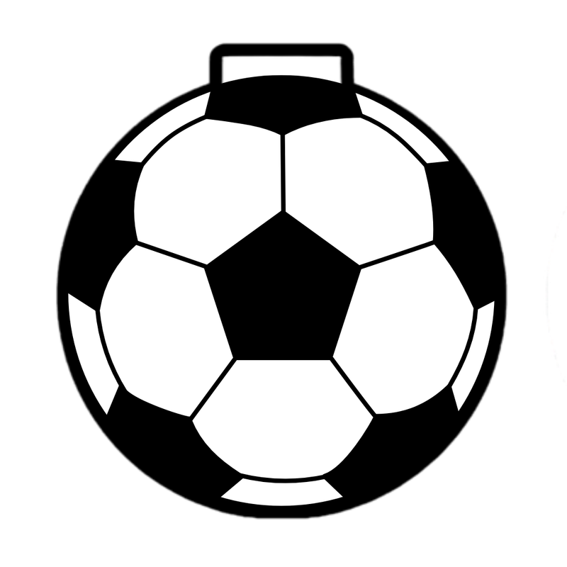 Football shaped custom bunting