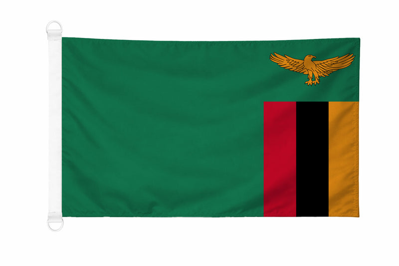 Printed Zambia Flags
