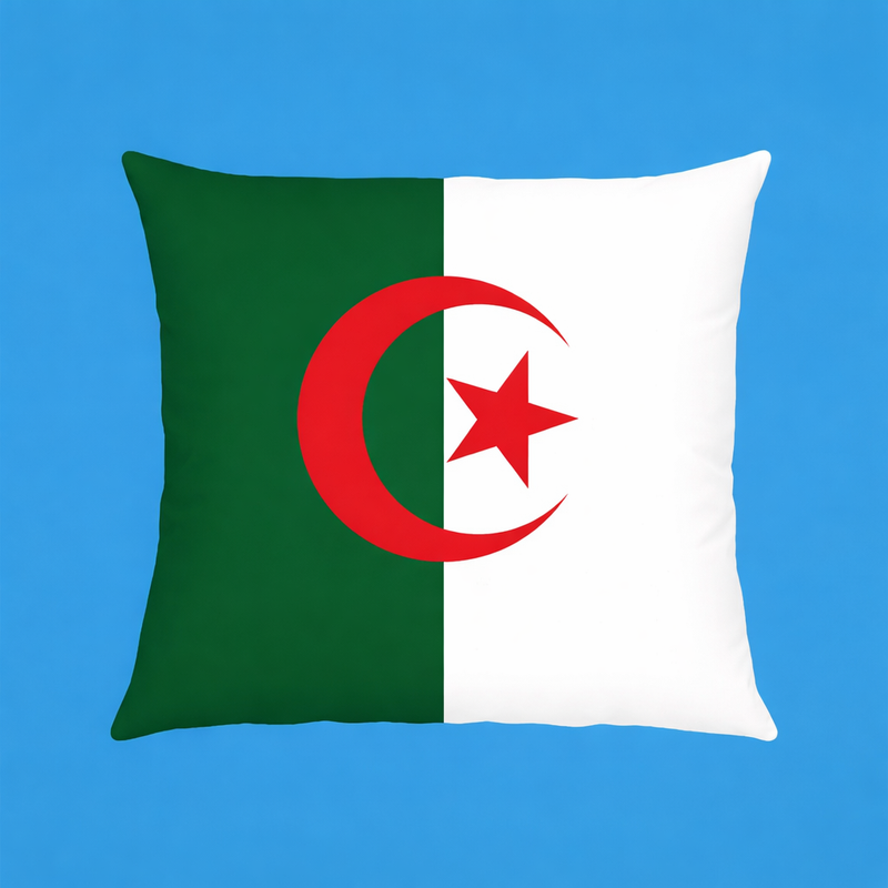 Algeria Flag Cushion